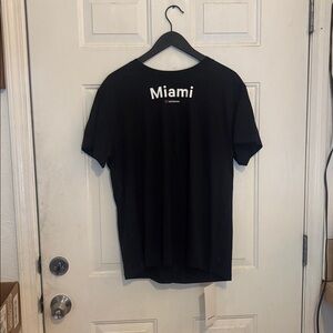 Lululemon All Yours Cotton Tee *Miami, Black, Size 8